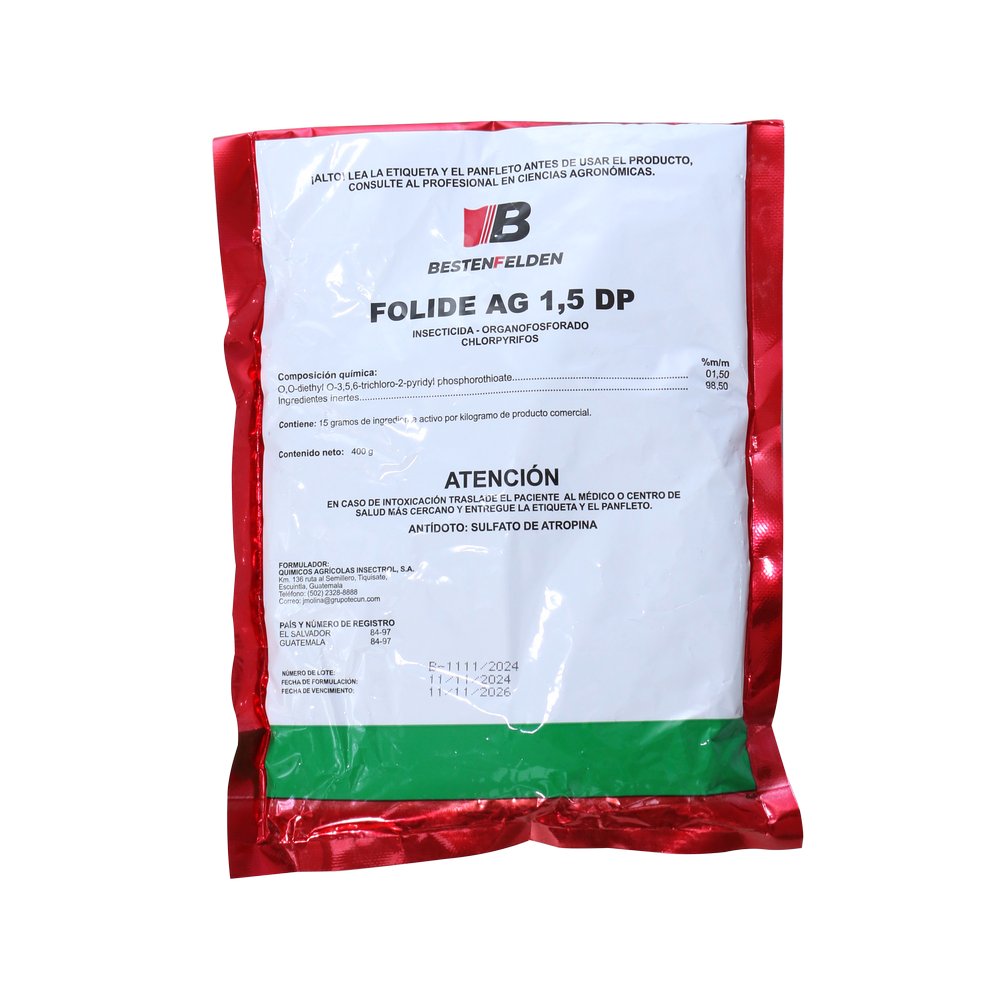 Insecticida folide en polvo 1 lb (0.45 kg)