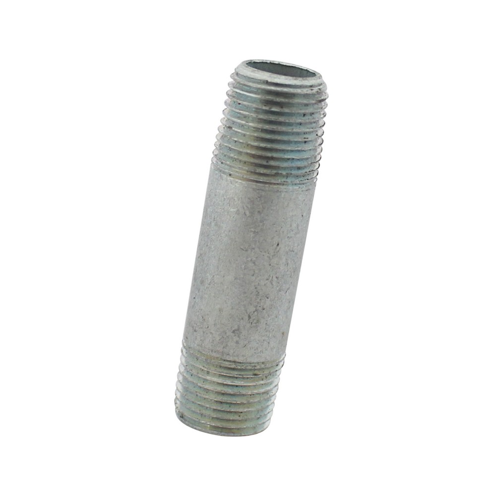 Niple galvanizado de 1/8 x 1-1/2 pulg (3.17 mm x 38.1 mm)