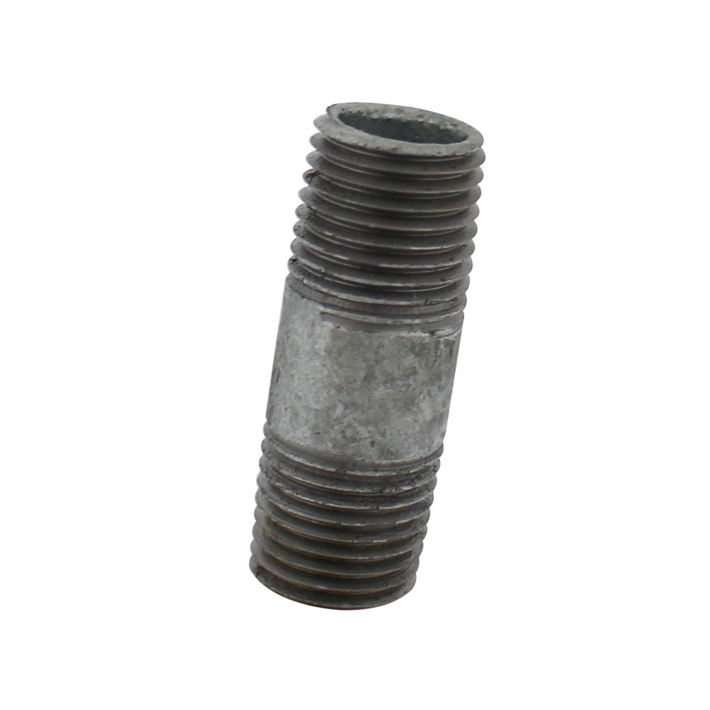 Niple galvanizado de 1/4x1-1/2 pulg ( 6.35 mm x 3.81 cm)