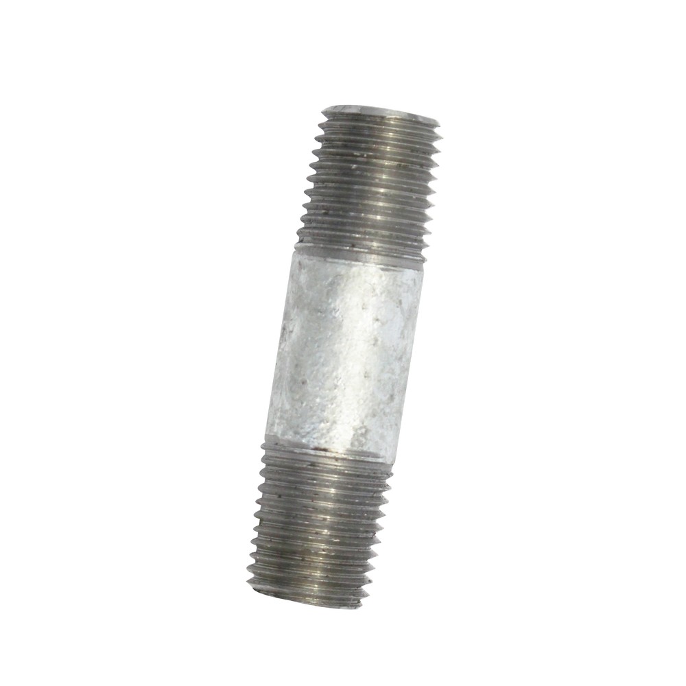Niple galvanizado de 1/4 x 2 pulg (6.35 mm x 5.08 cm)