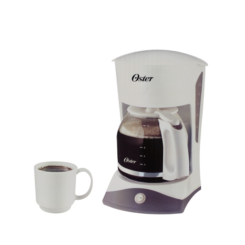 SmartMiles. Cafetera Oster BVSTDC4401RD-013, 12 tazas , Roja.