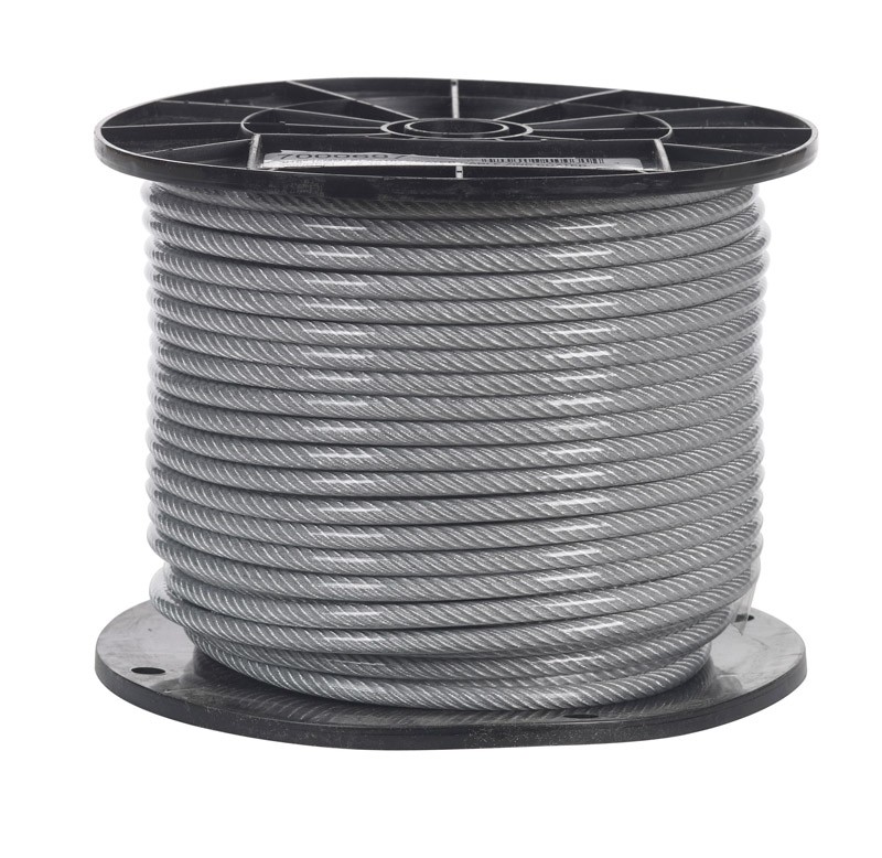 Cable de acero 3/16 pulg 7x19 con forro