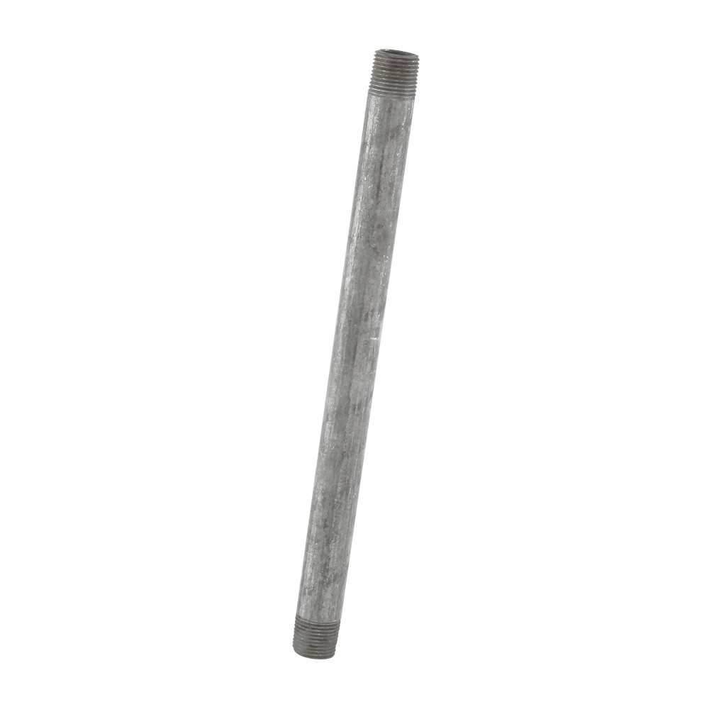 Niple de hierro galvanizado 3/8 x 9 in