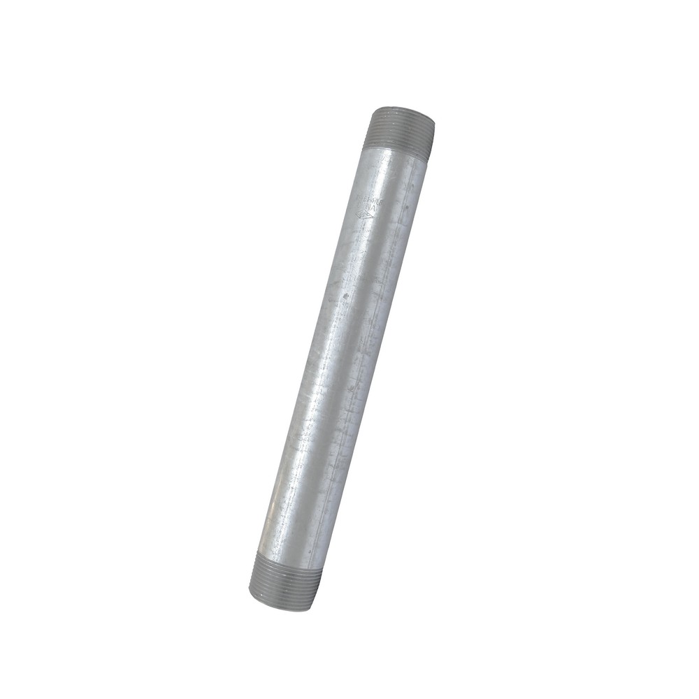 Niple galvanizado de 1-1/4 x 12 pulg (31.75 mm x 30.48 cm)