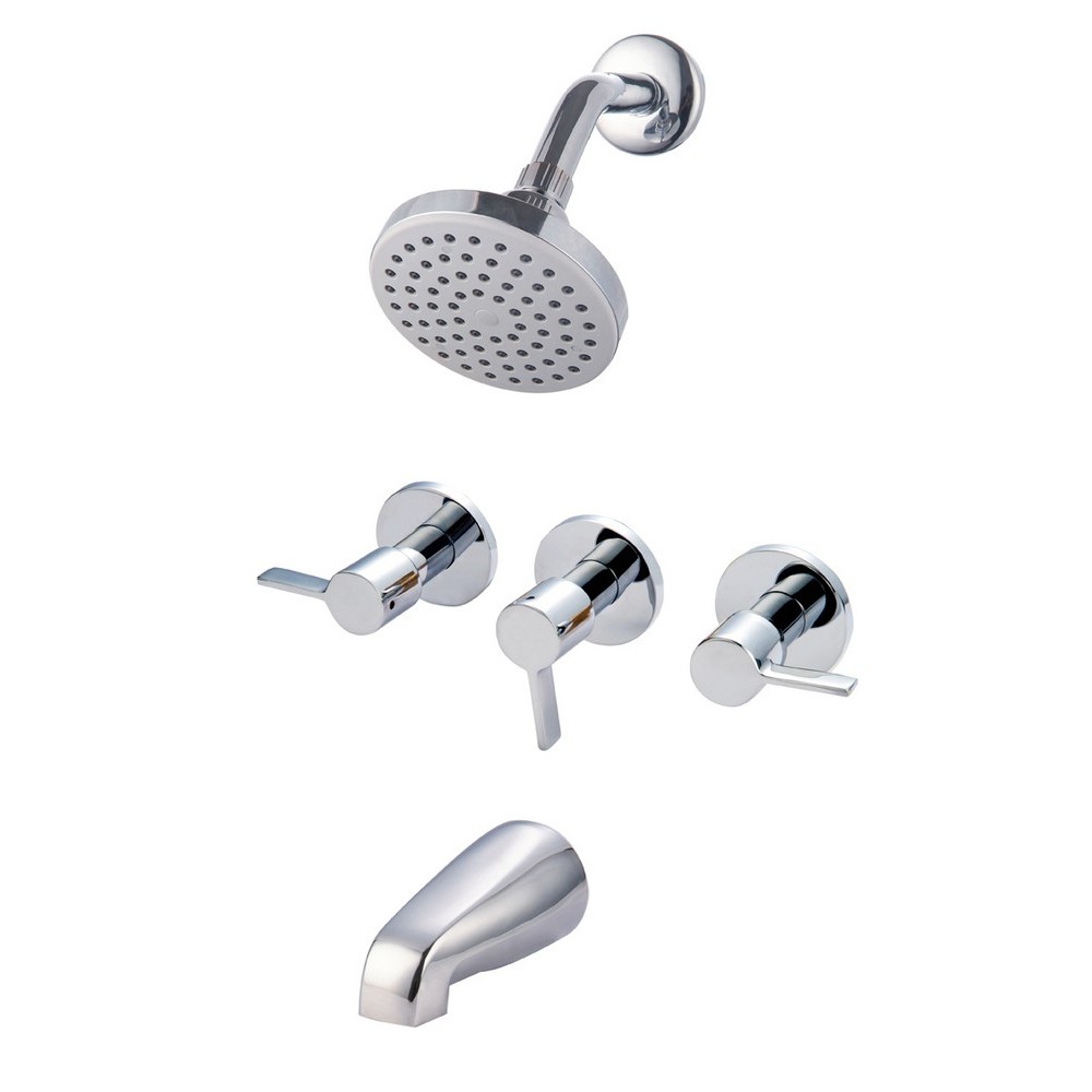  TANGAN - Grifo monomando para bañera y ducha (cromado) :  Herramientas y Mejoras del Hogar