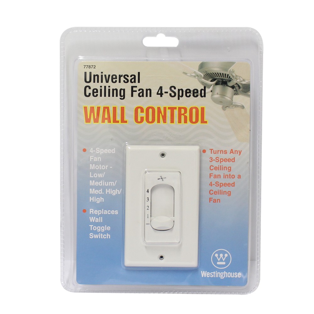 Control de pared para ventilador de techo de 4 velocidades 120 voltios