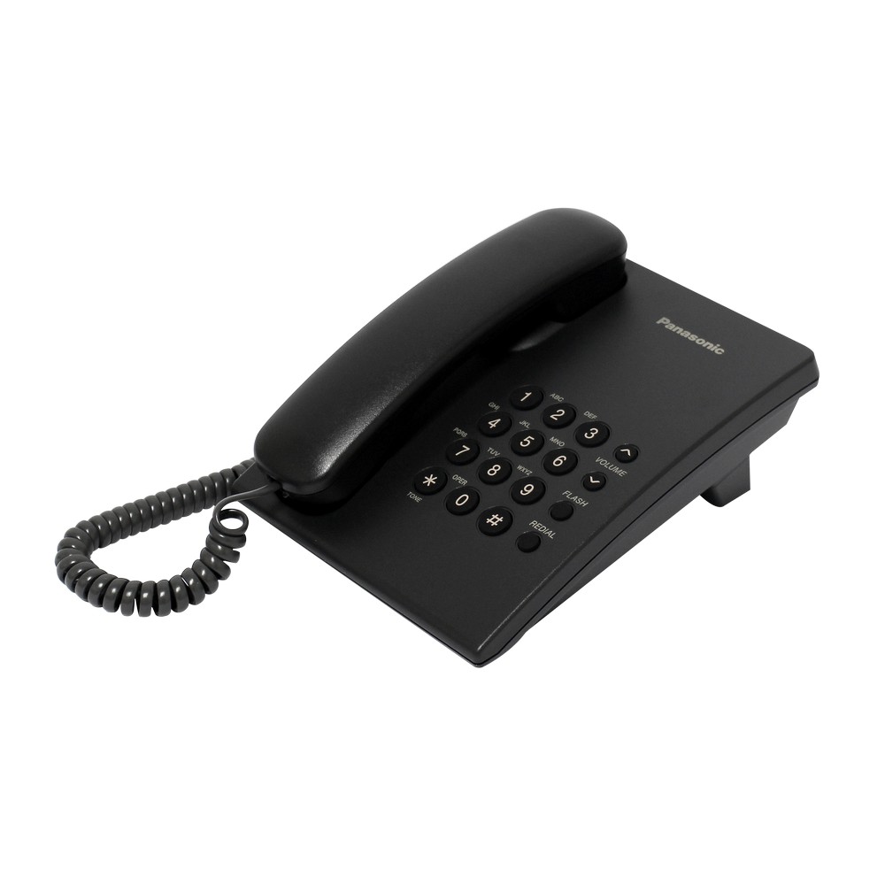 Telefono de escritorio basico panasonic kxts500lx1b
