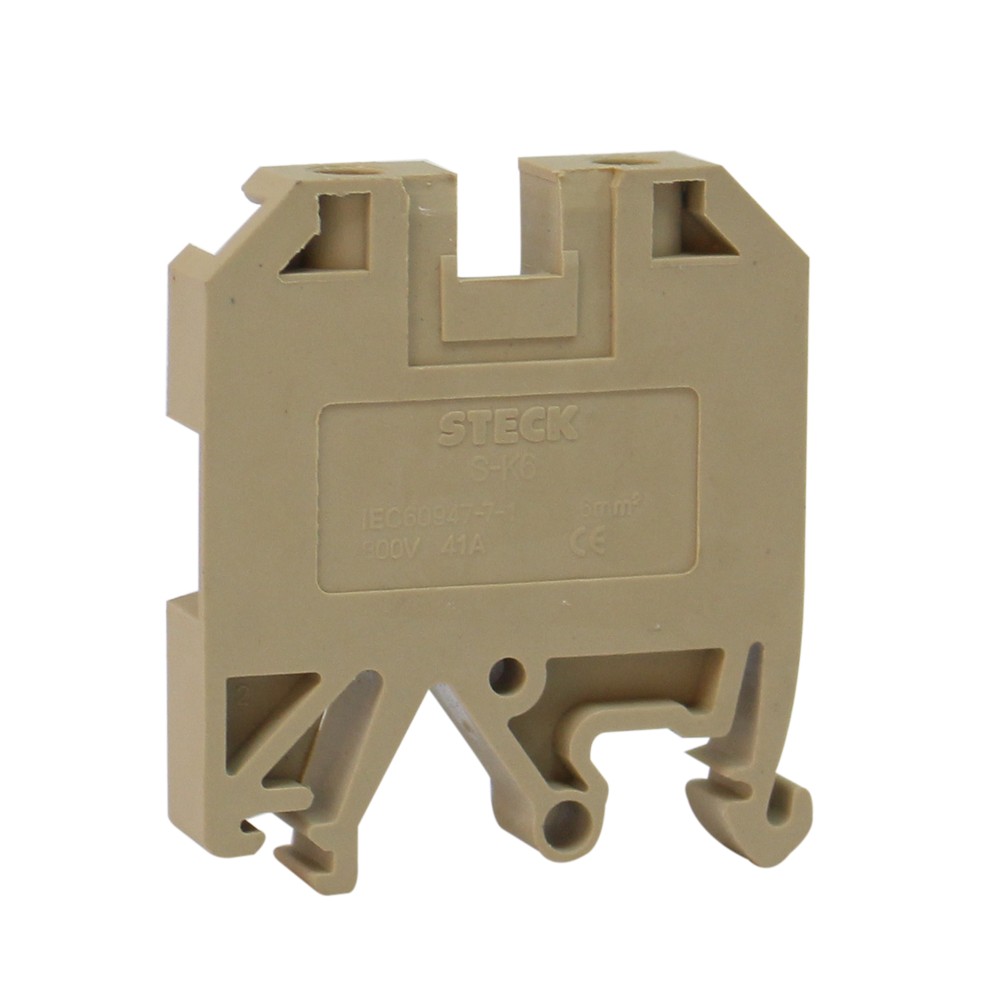 Borne de conexion para riel din 6 mm steck sk6