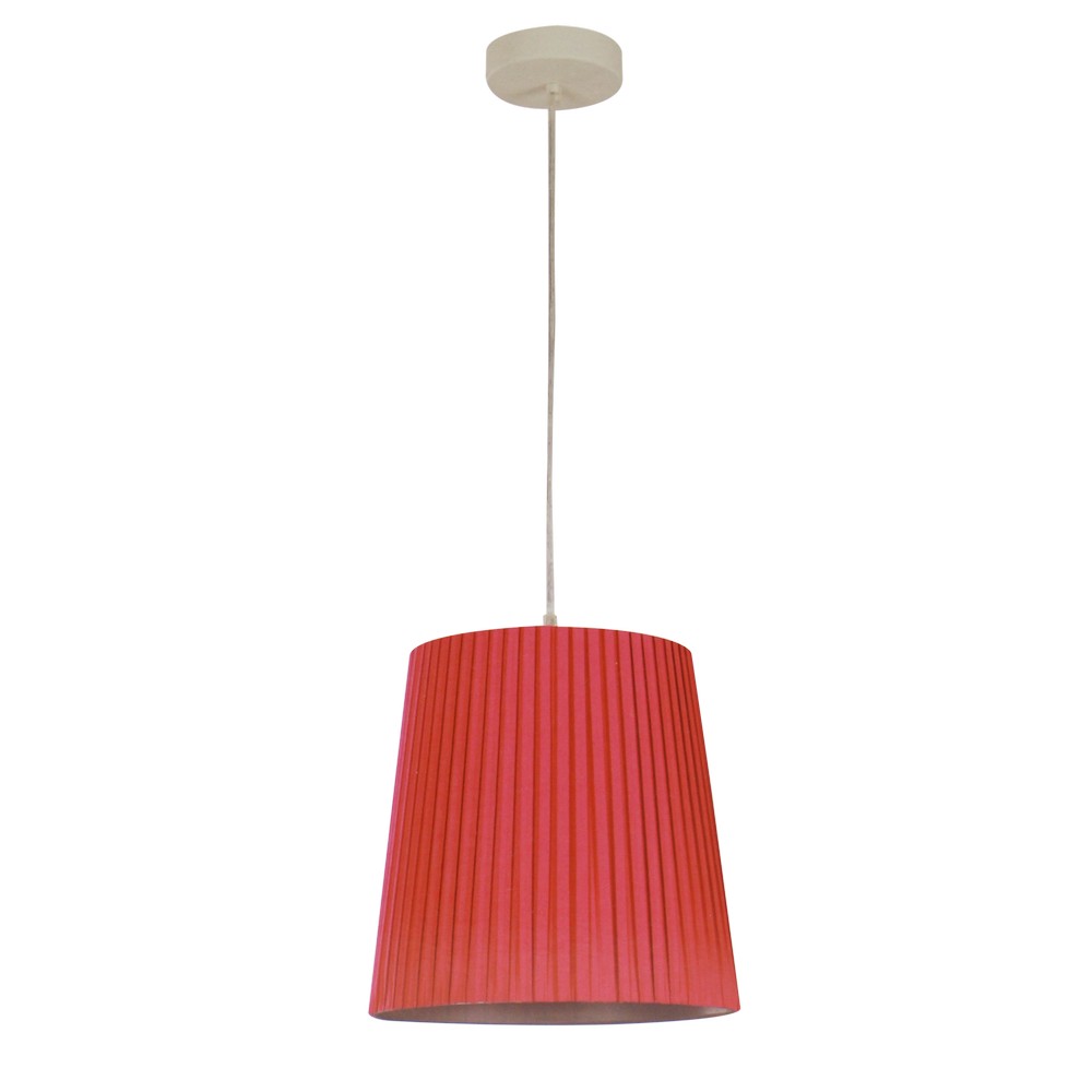 Lámpara de techo colgante 1 luz, color rosada. Lámparas de techo