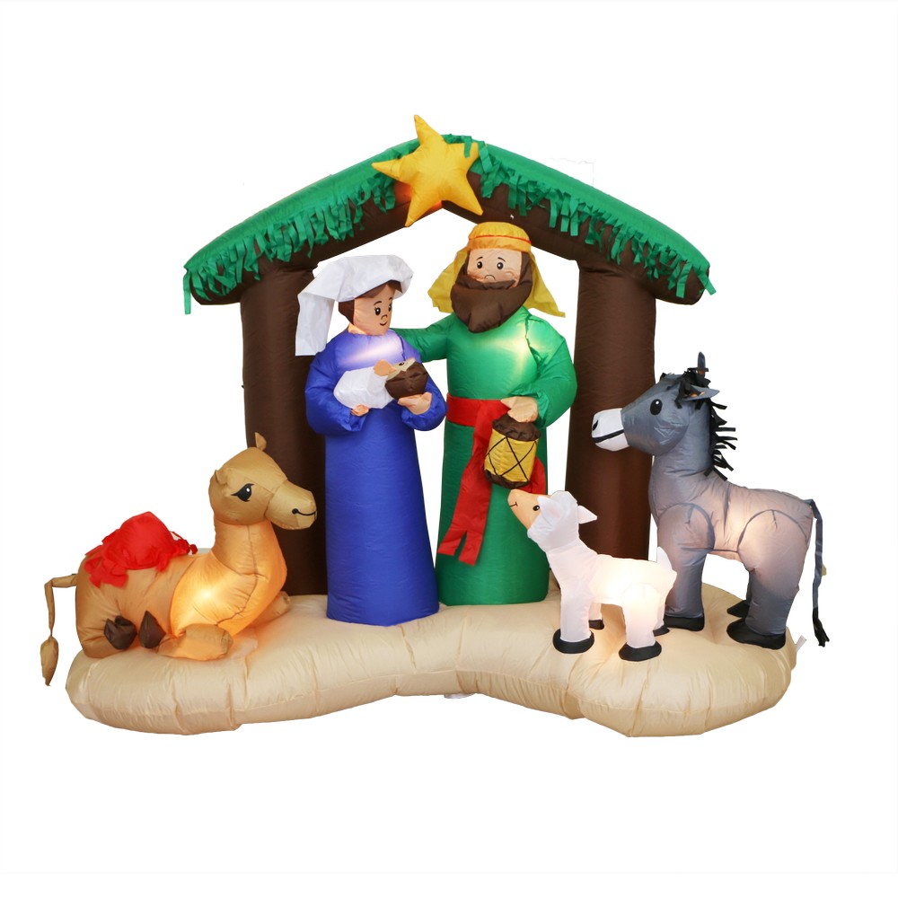 inflable navideño nacimiento