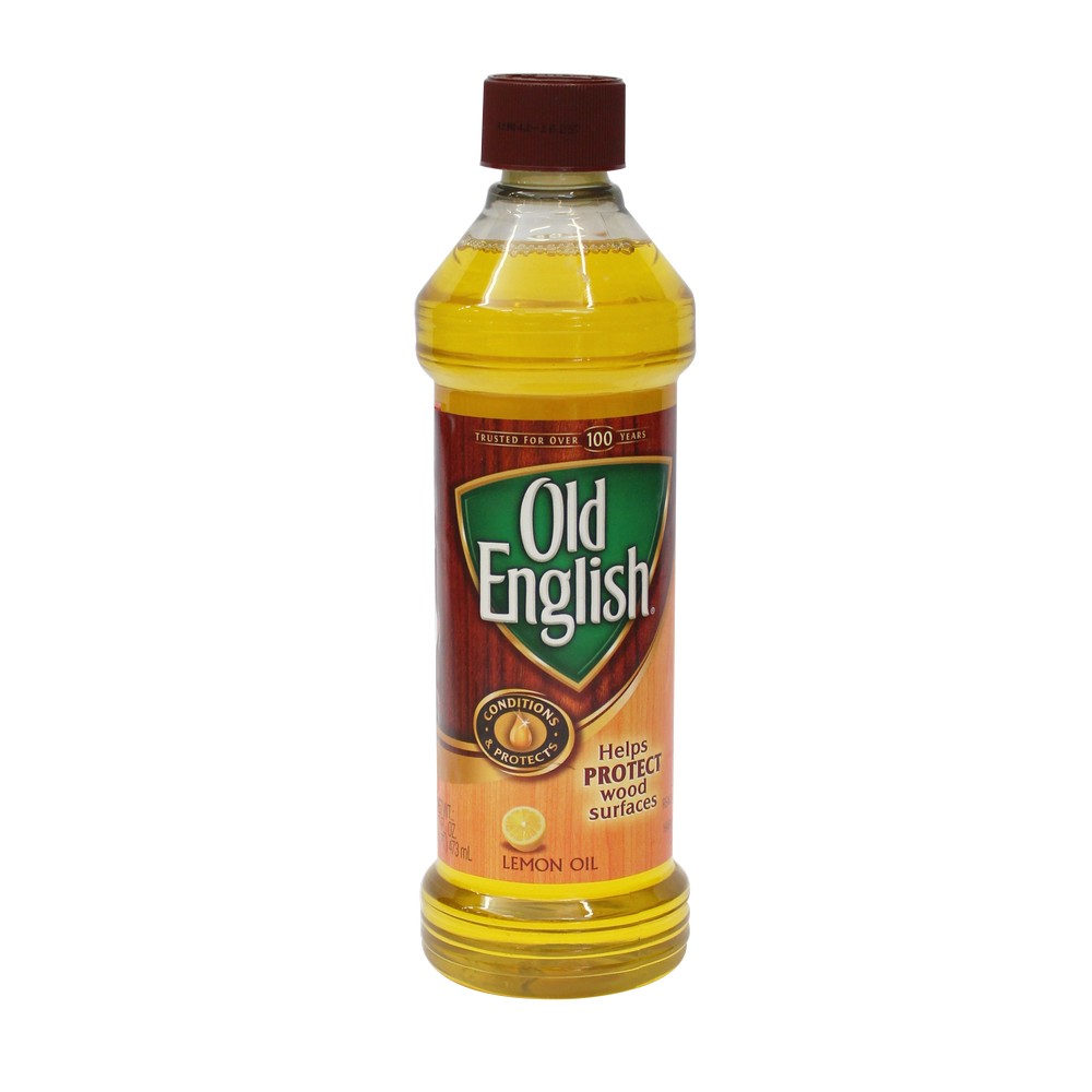 Limpiador para madera old english en aceite 8oz limon