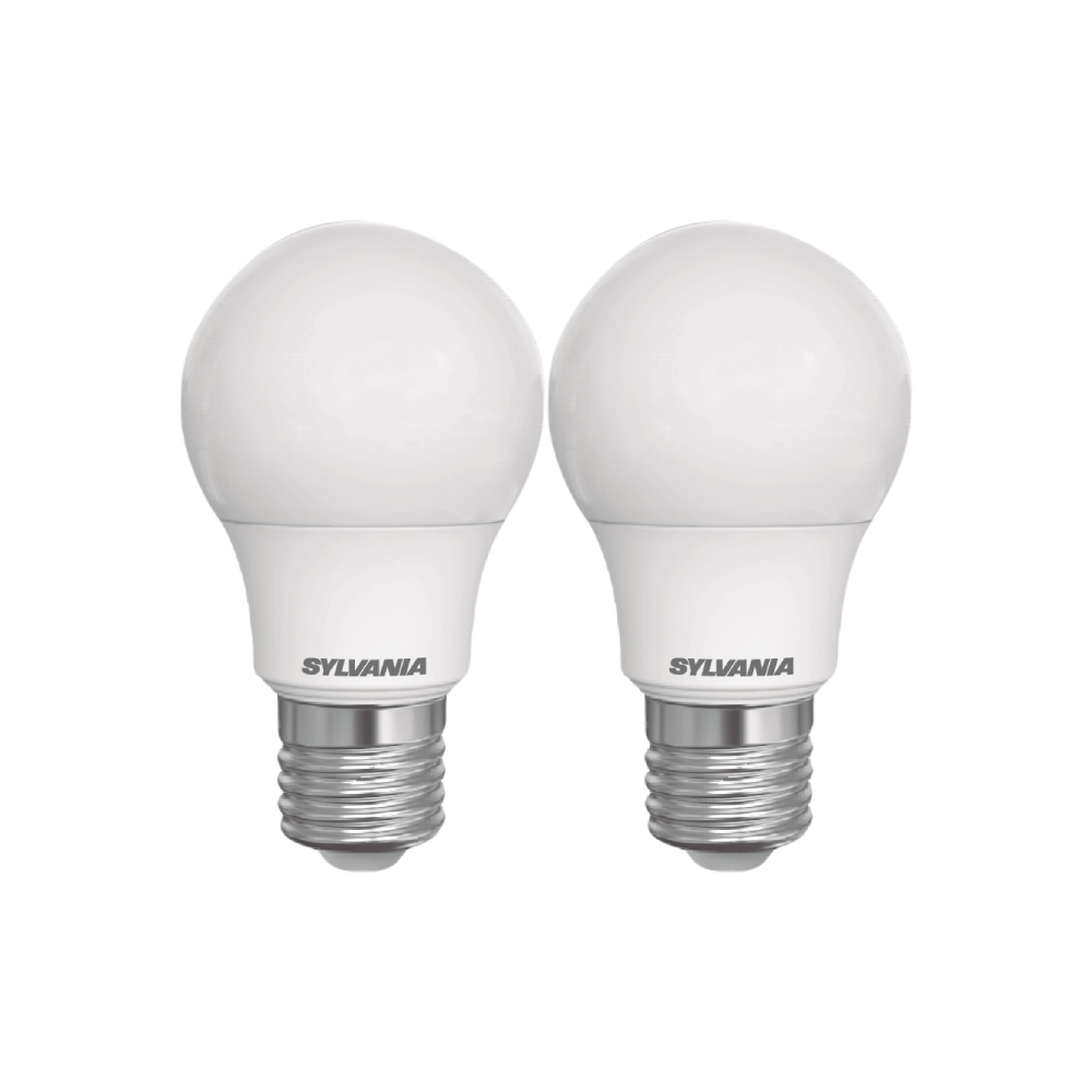 Foco led 9w e27 luz blanca set de 2 piezas