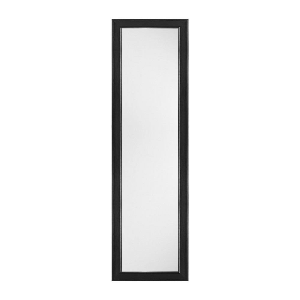 Espejo decorativo para puerta negro