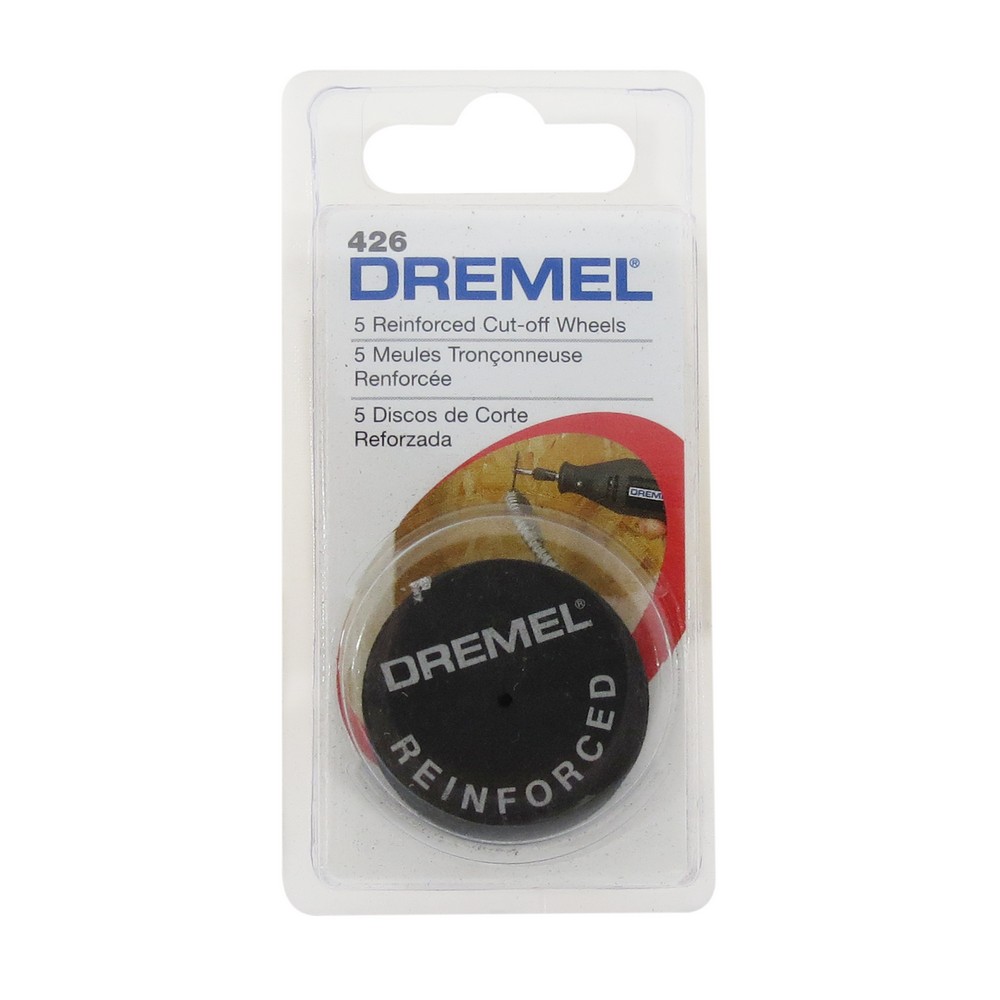 Dremel 426 Juego de 5 Discos de Corte Reforzados de 32 mm de diámetro para  Cortar con Herramientas Rotativas Dremel