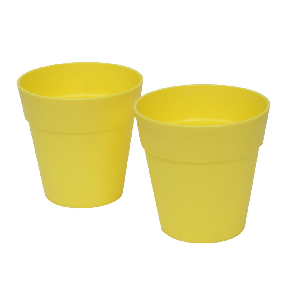 Maceta plástica 10 cm 2 pzas