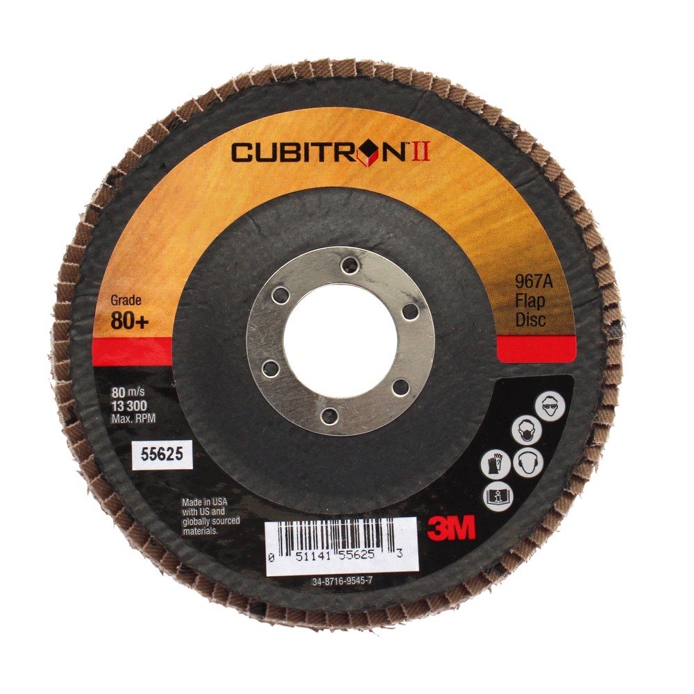 Disco de lija articulado 114.3 x 22.22 mm grano 80