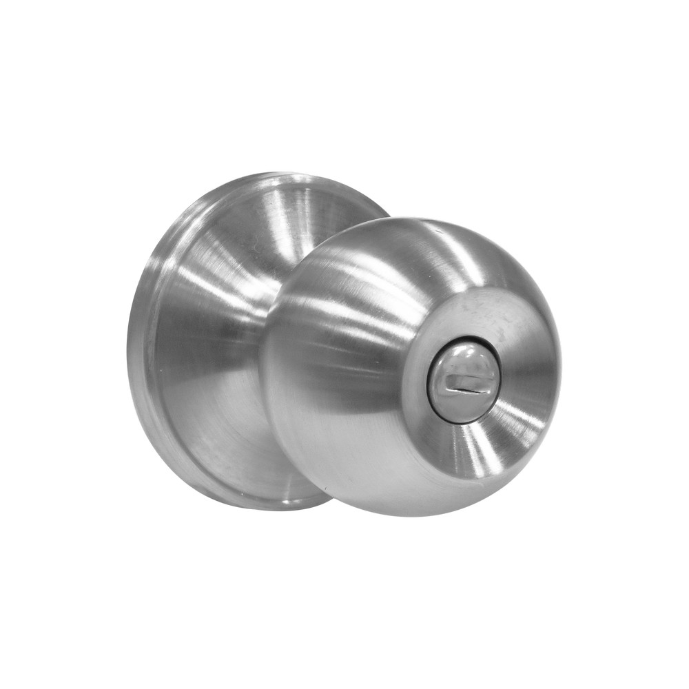 Cerradura de pomo para baño acero inoxidable