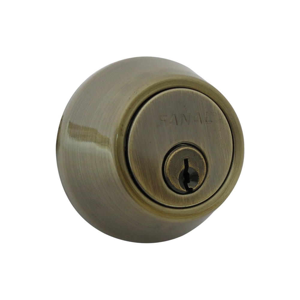 Cerrojo annecy latón antiguo, llave/llave