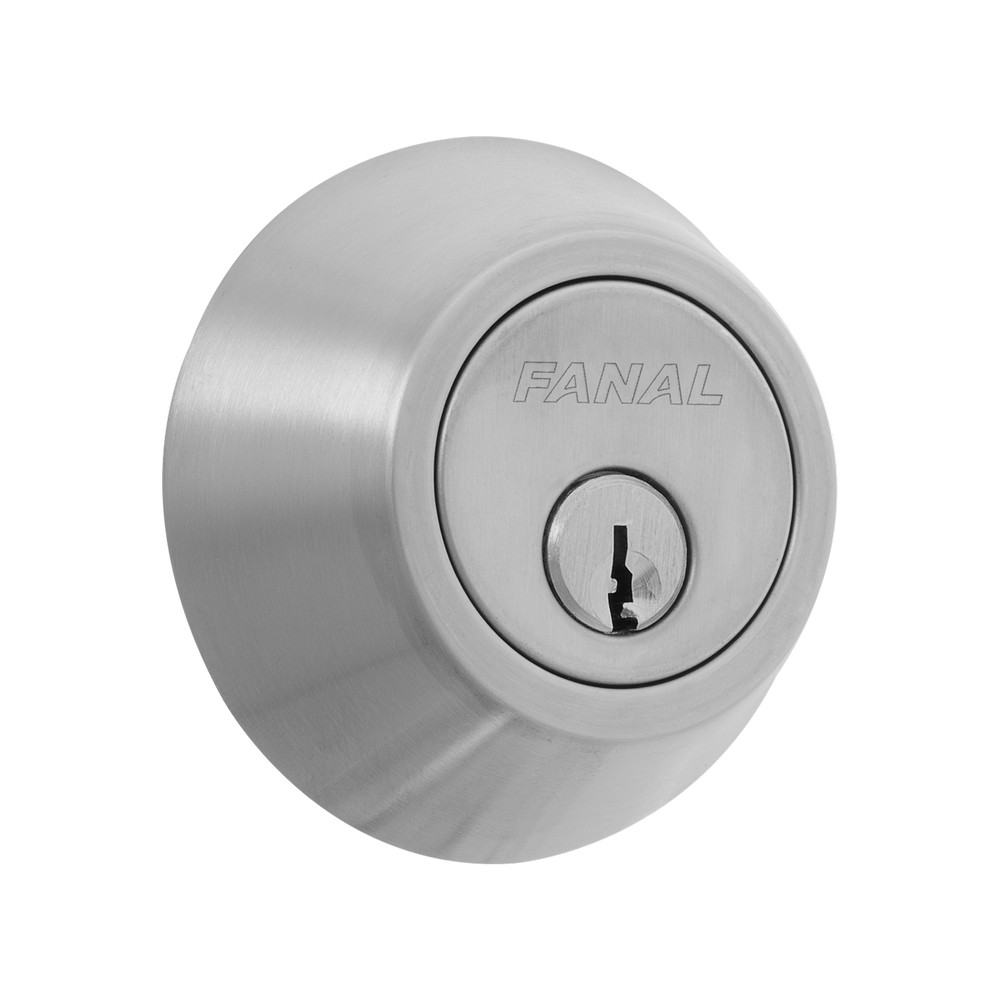 Cerrojo annecy acabado de acero inoxidable satinado, llave/llave