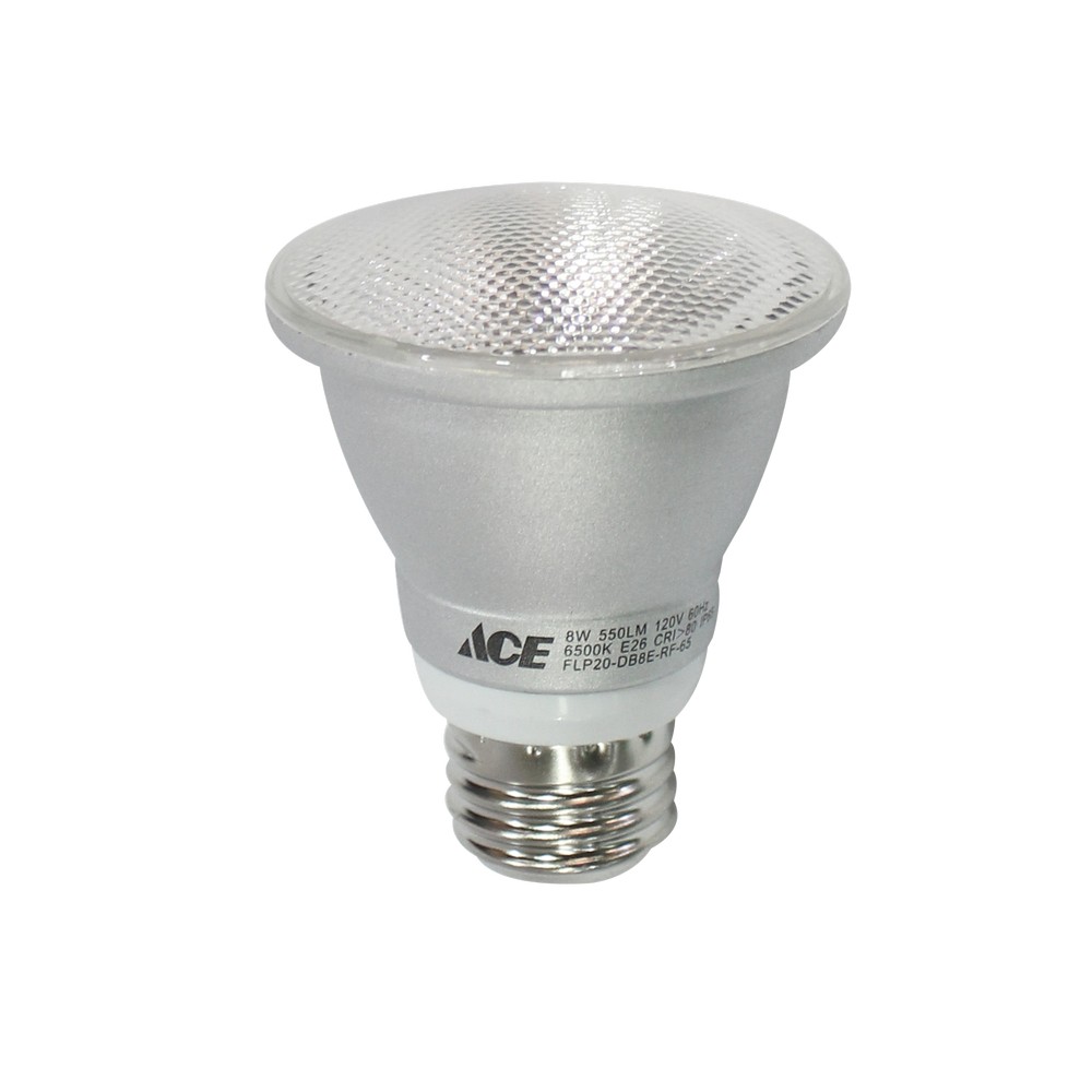 Reflector led de 7 watts par20 base e27, luz blanca de 6500º kelvin, 120 voltios.