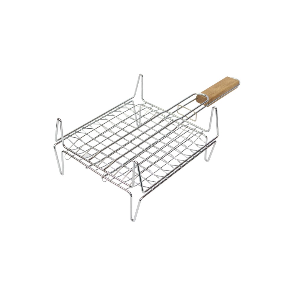 PARRILLA PARA BARBACOA CON MANERAL 19X19