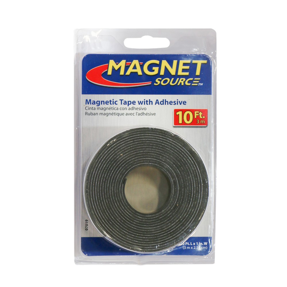 Mr. Pen - Cinta magnética flexible, 1/2 pulgada x 10 pies, tira magnética,  imanes con respaldo adhesivo, tiras magnéticas con respaldo adhesivo, cinta