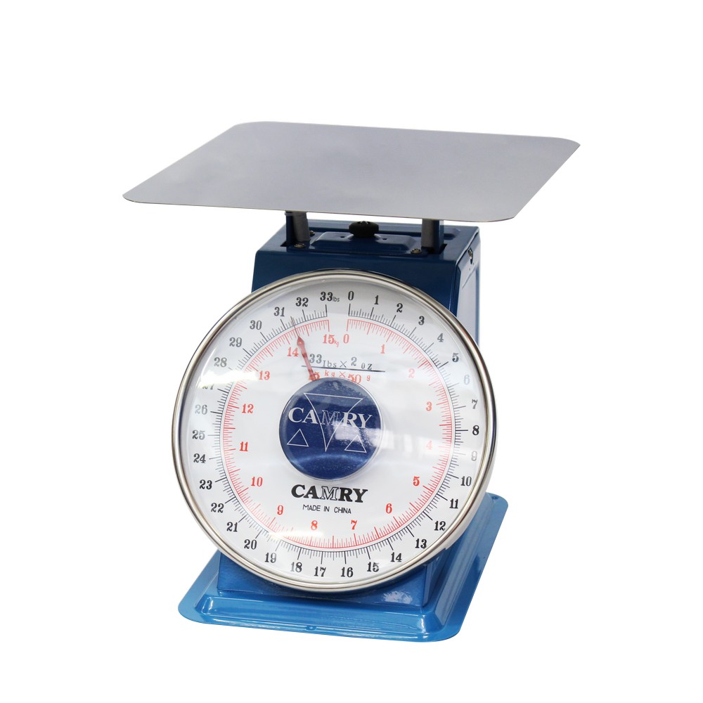 Oeste Caballero Restringido Bascula para mesa de cocina analoga 15kg blue - Medición peso y tiempo