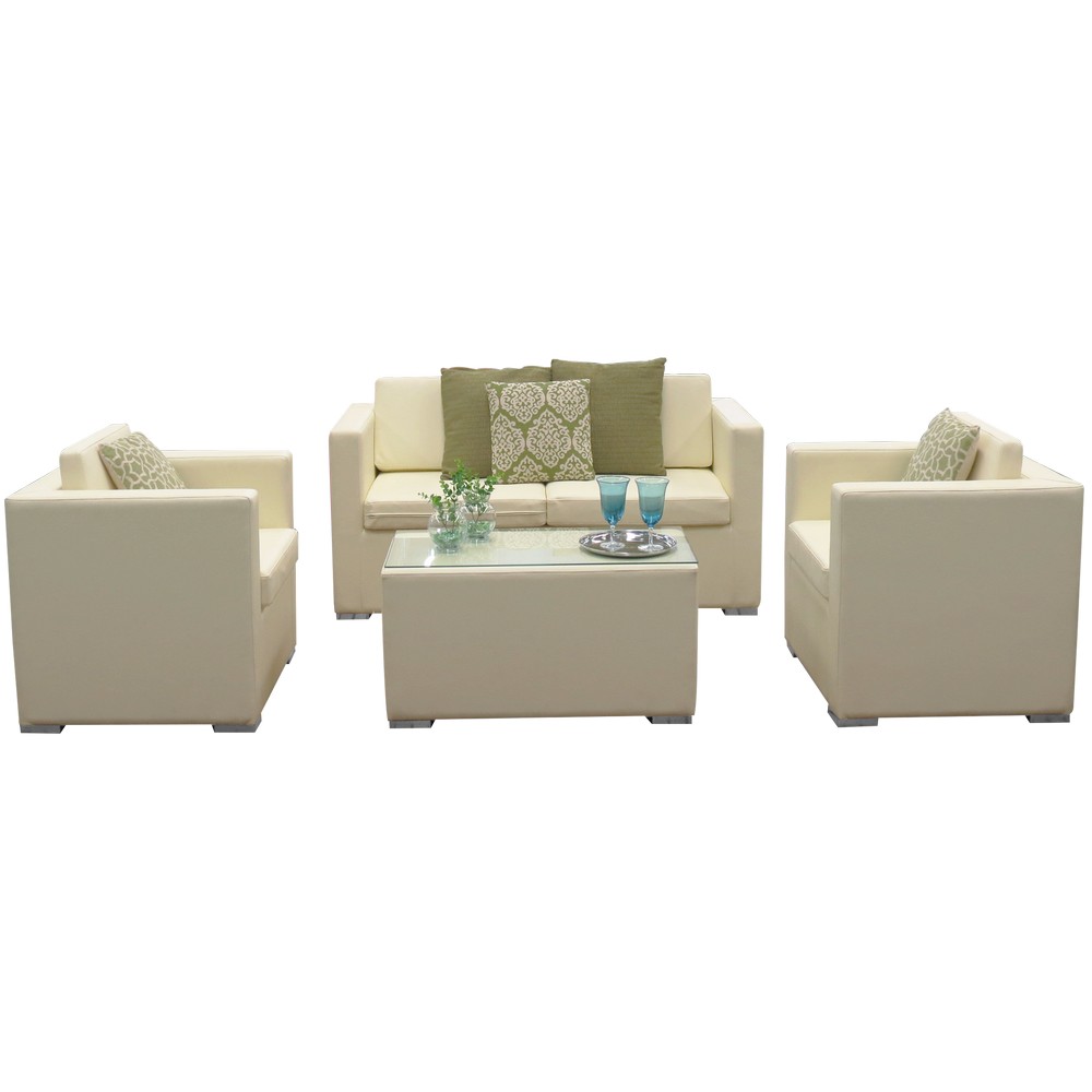Mueble de sala blanco