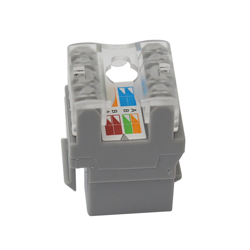 Tomas Rj Toma rj45 hembra tipo dado cat6 - Tomas modulares y de datos