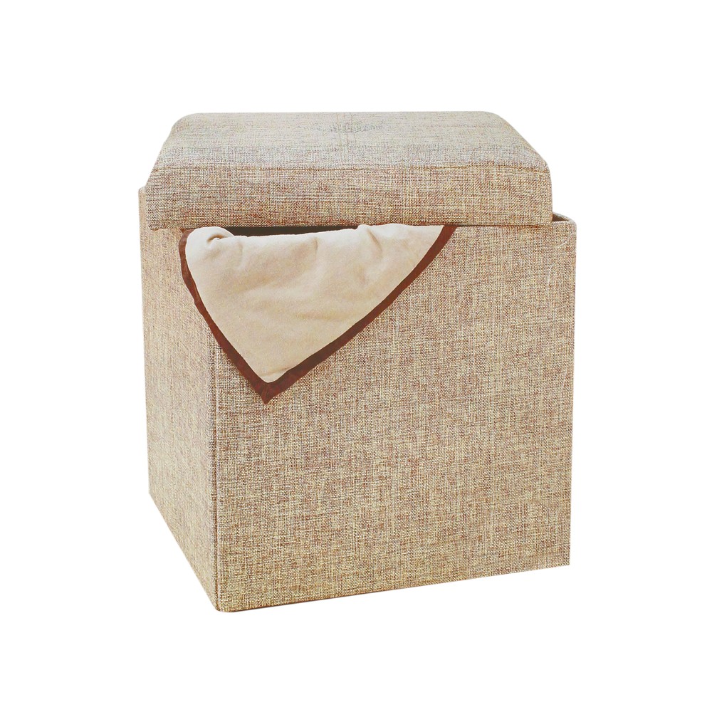 Caja plegable beige