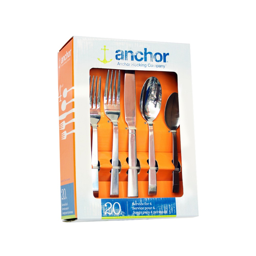 CUBIERTOS ACERO INOXIDABLE PERSUADE ANCHOR 97717 S/20