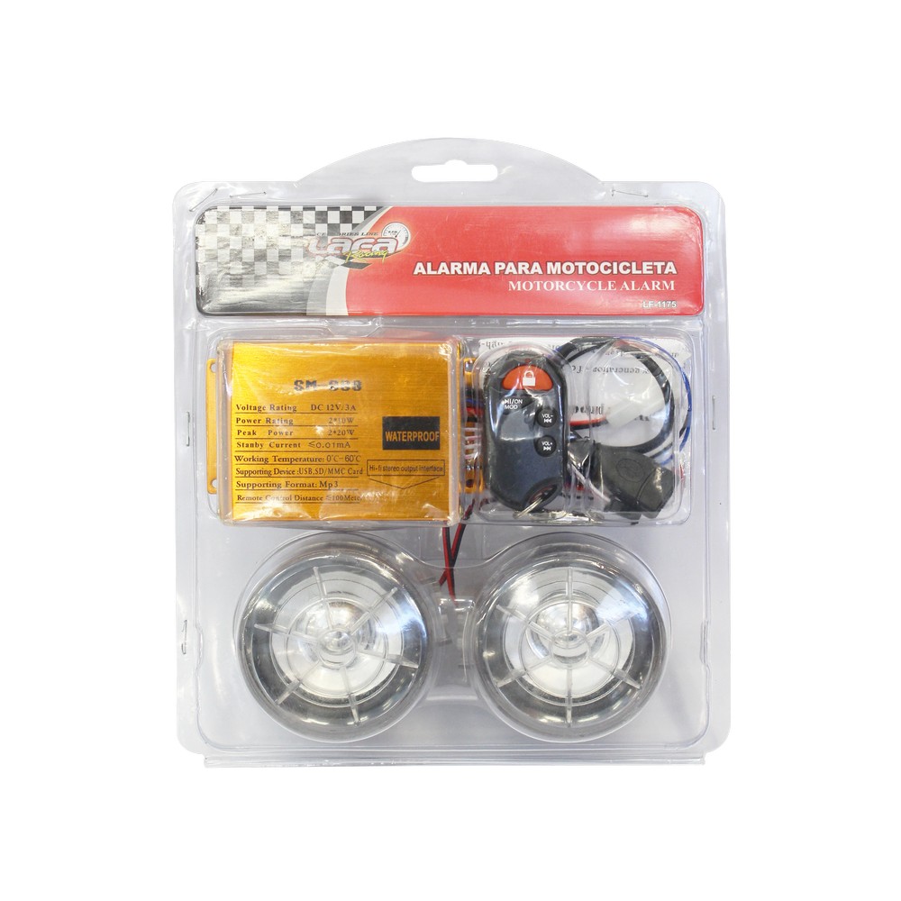 Alarma para moto con mp3 lf-1175