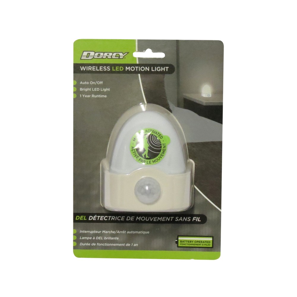 Lampara de noche led con sensor de movimiento 2aa dr-41-1076