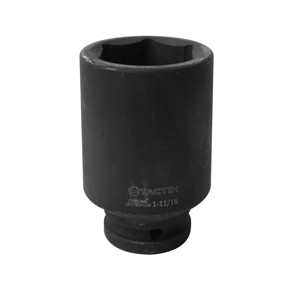 Cubo de impacto 1-11/16 x mando 3/4 pulg (19.05 x 42.86 mm) 6 puntos