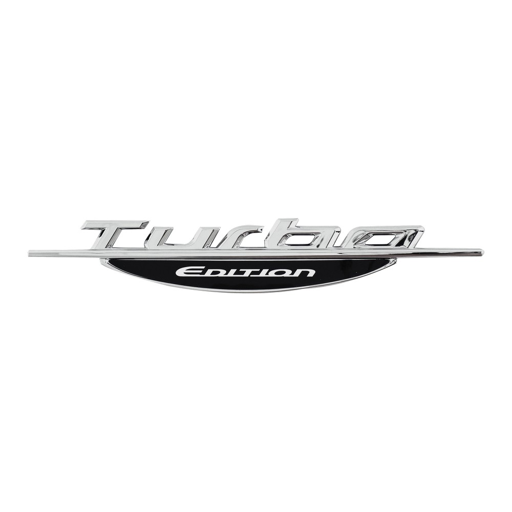 Emblema adhesivo para carro turbo edition