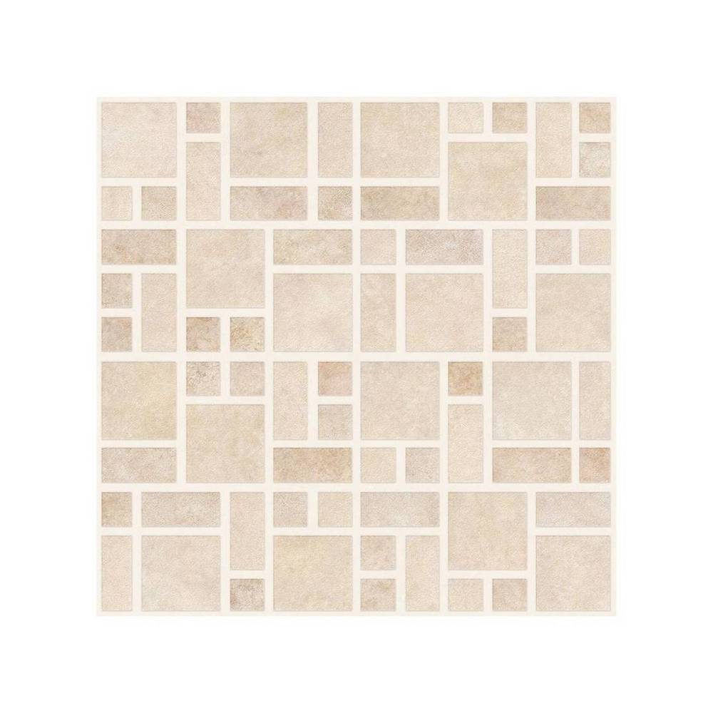 Cerámica de piso 33x33 cm mosaico ebro beige