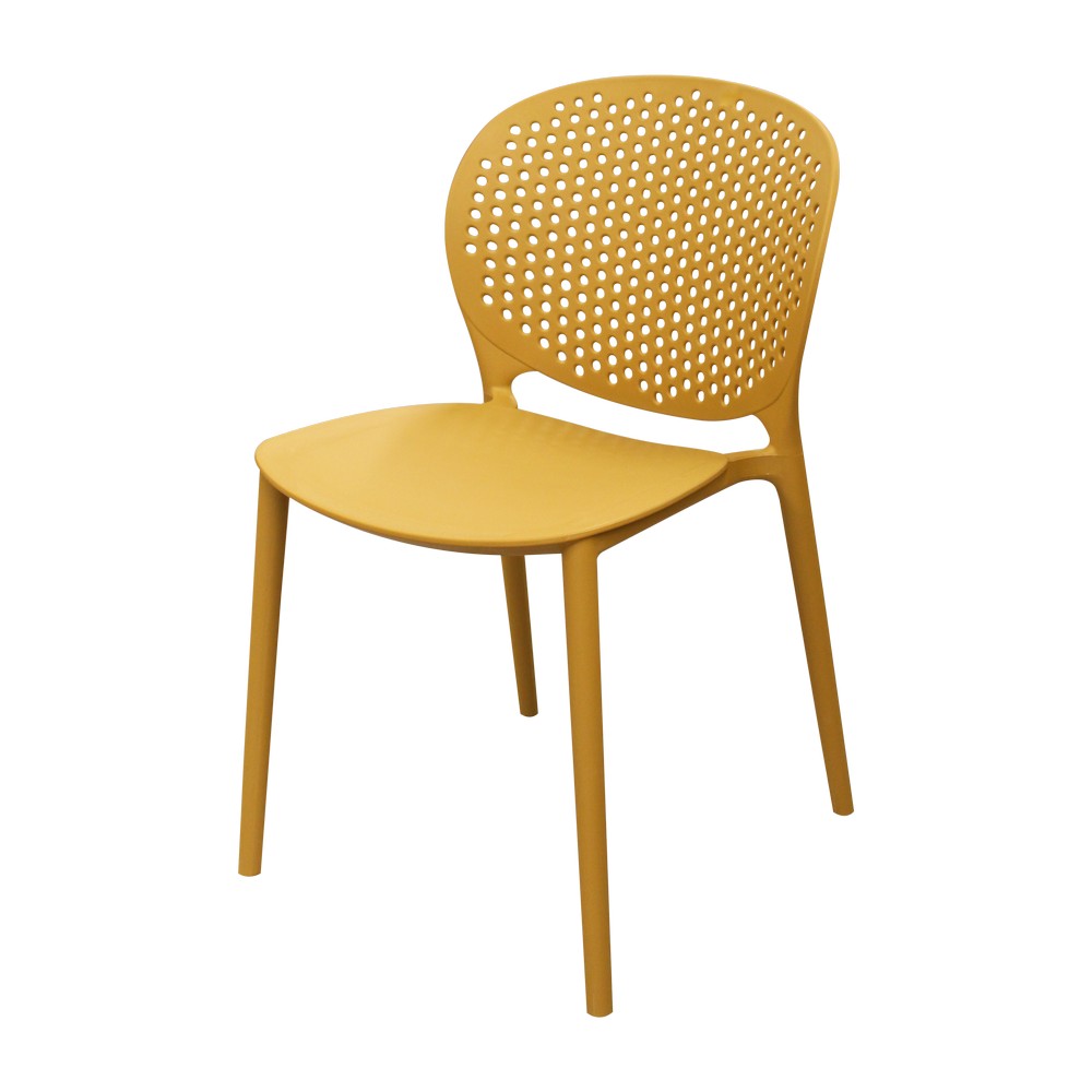 Silla moderna respaldo con puntos ginger 263-app - Sillas y bancos
