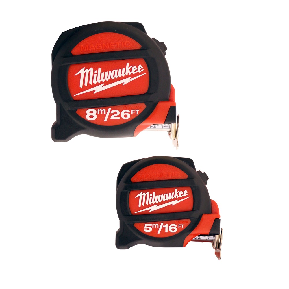 CINTA METRICA 5 Y 8MTS MILWAUKEE 48227225/16 S/2