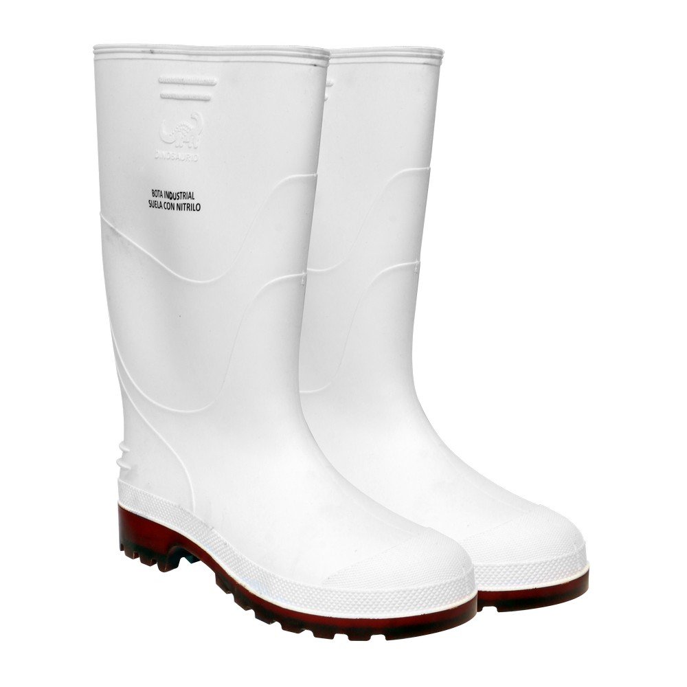 Bota de hule blanca industrial talla 43