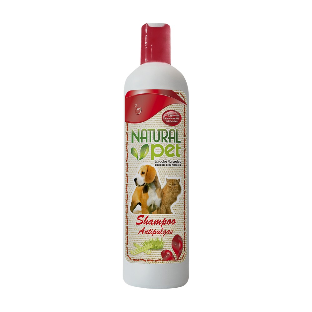 Shampoo para perro antipulgas 8.5 oz Cuidado y aseo para mascotas