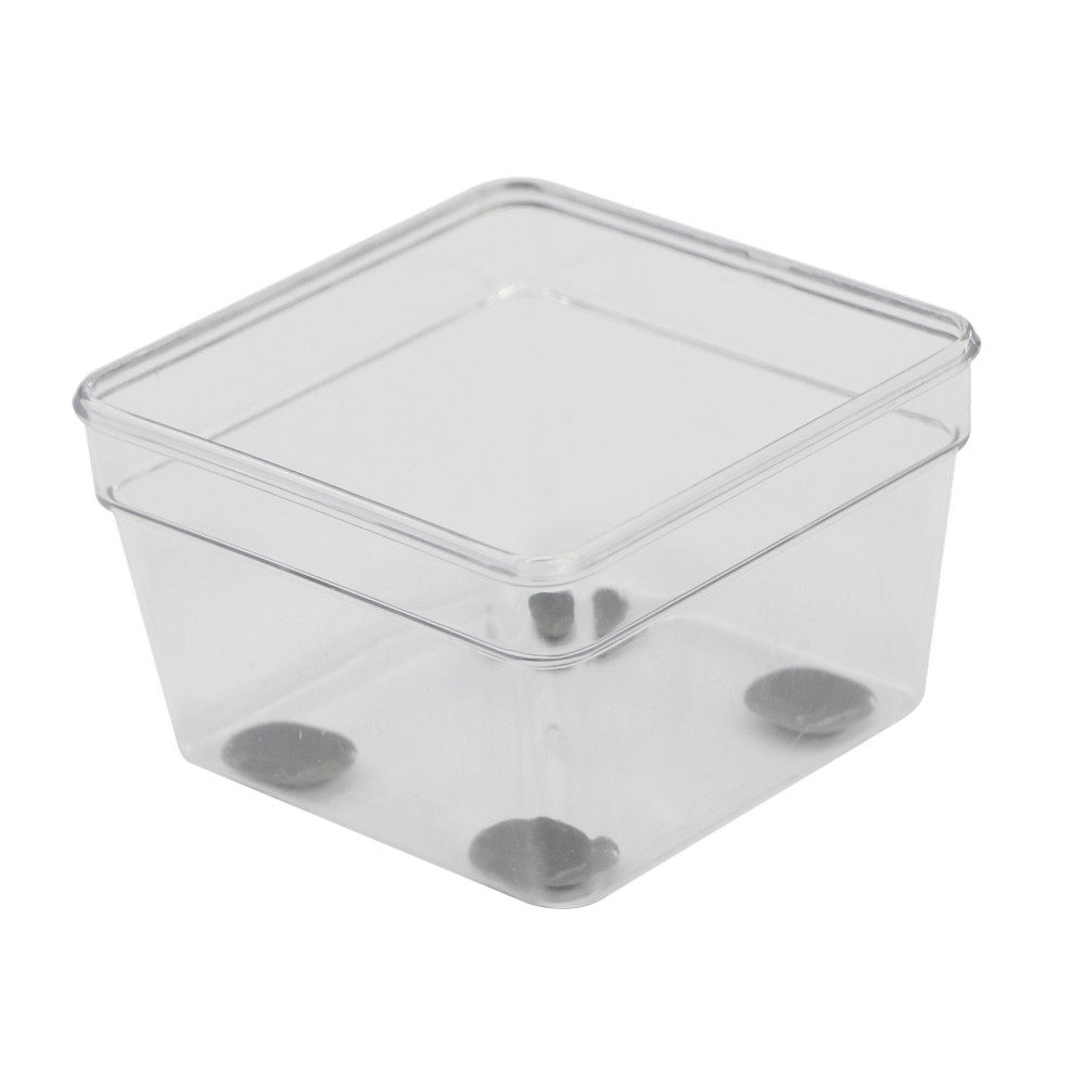  AR Caja Organizador Metacrilato 4.7x4.7x1.2 in Transparente :  Hogar y Cocina