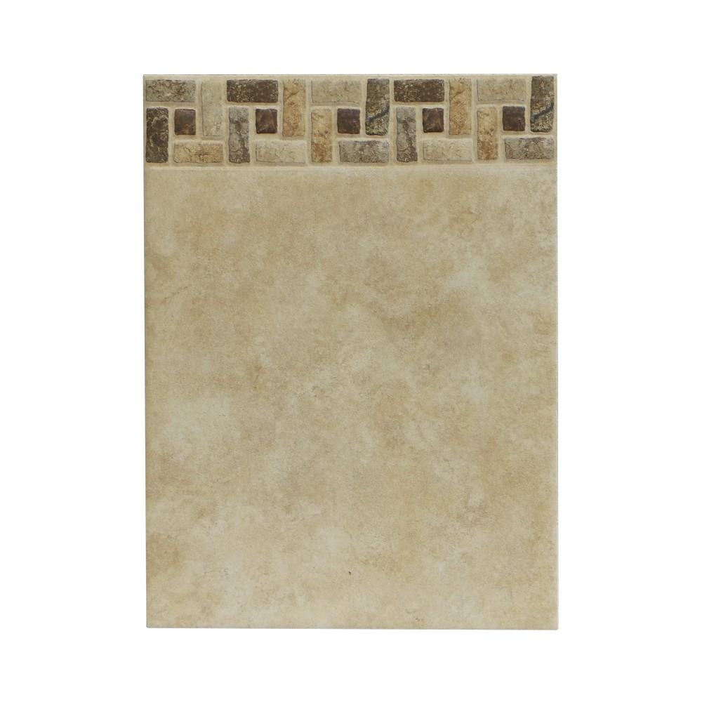 Cerámica de pared 33x25 cm sevilla beige decorado