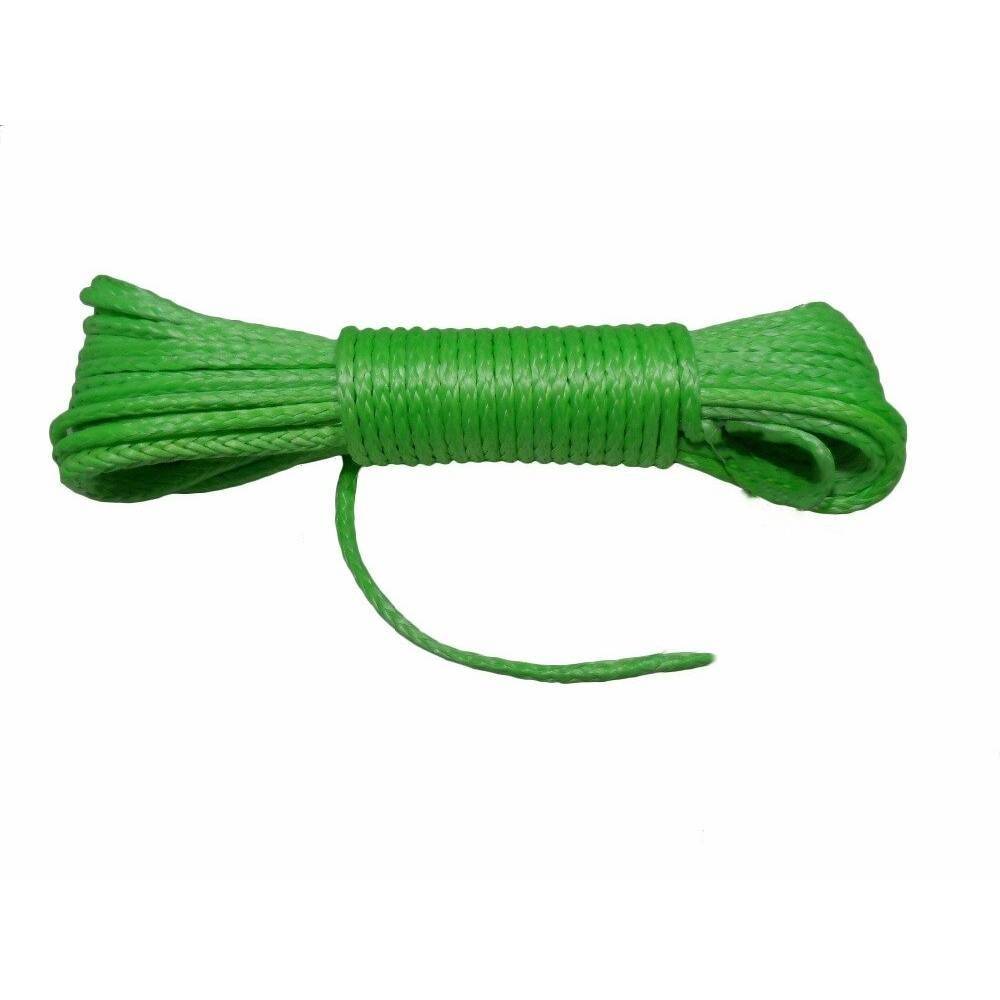 Cable sintético color verde de 9.52 mm (3/8 pulgadas)