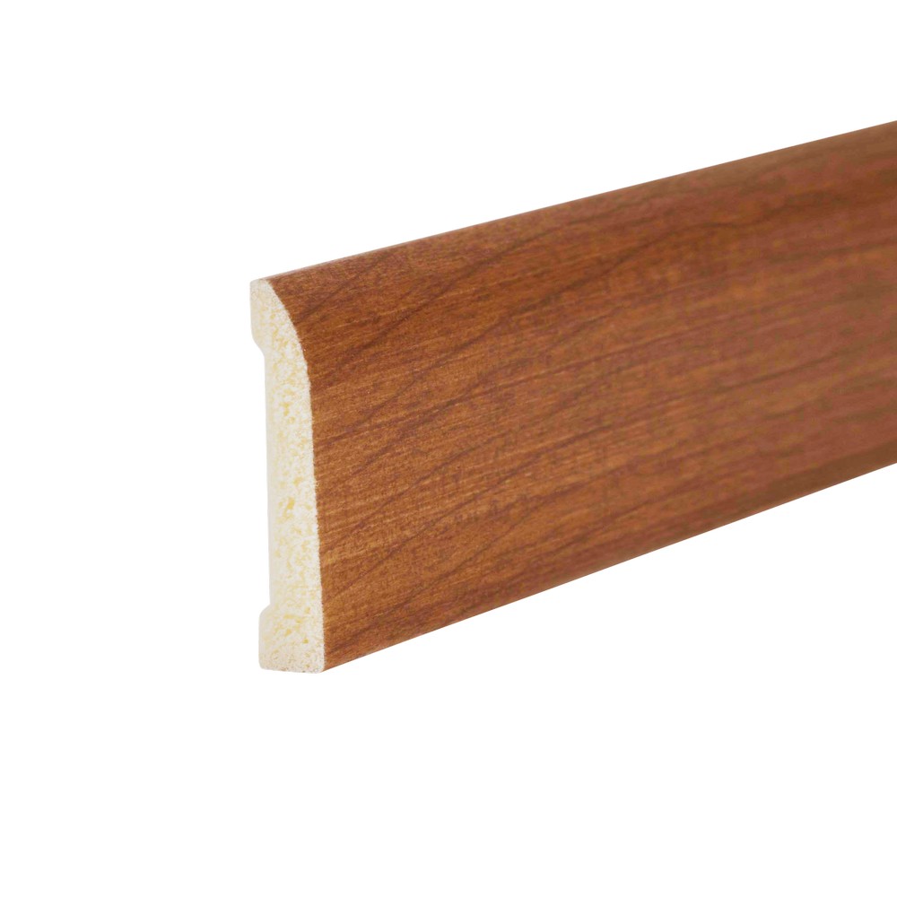 Rodapié de poliestireno 2-3-8 pulgx8 pies russet inteplast 5658257