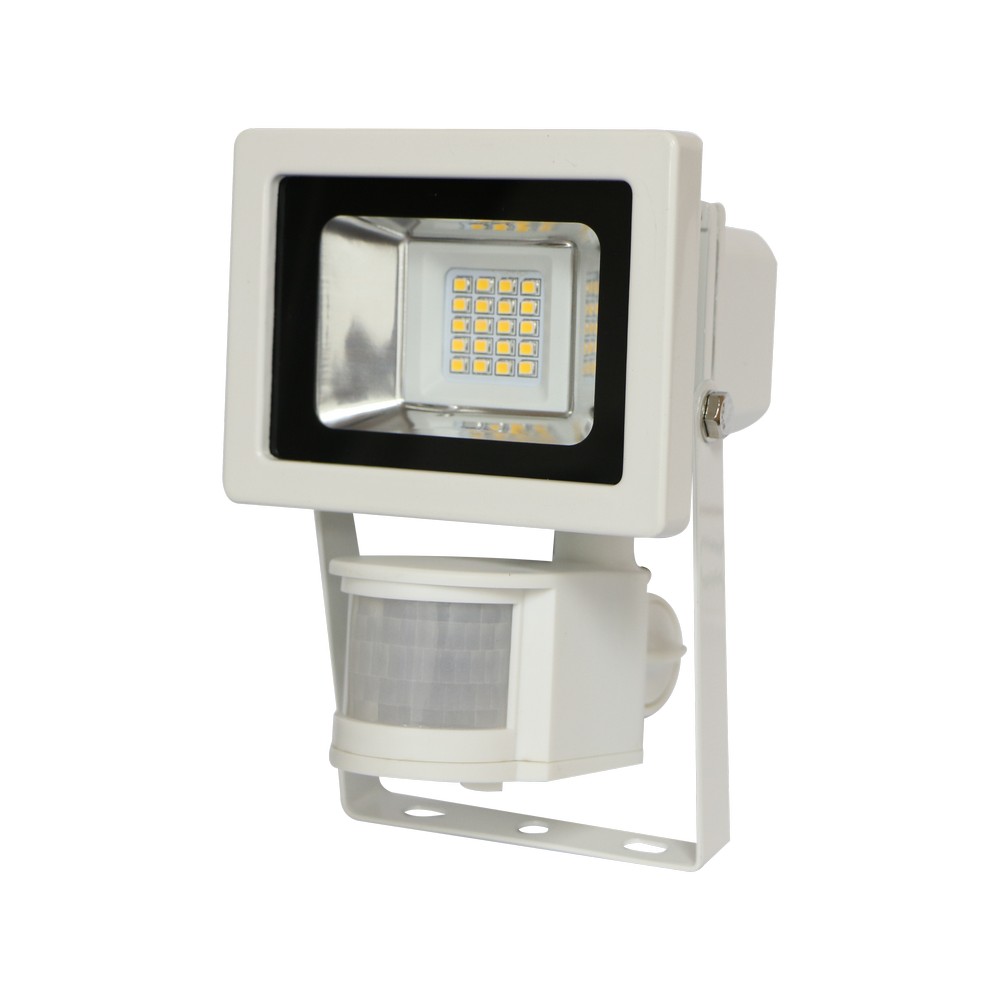 Lampara led con sensor de mov 10w 3000k blanca ace