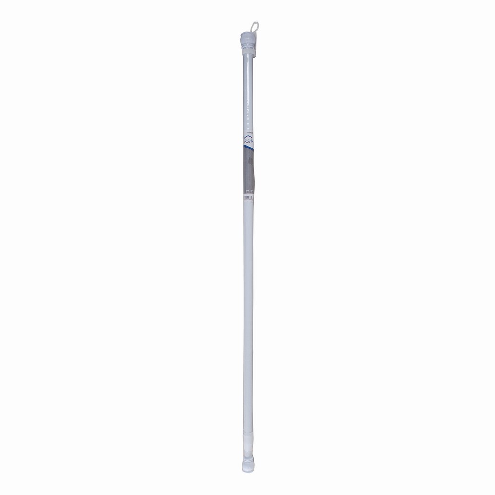 Tubo para cortina de baño 39x71 pulgadas blanco
