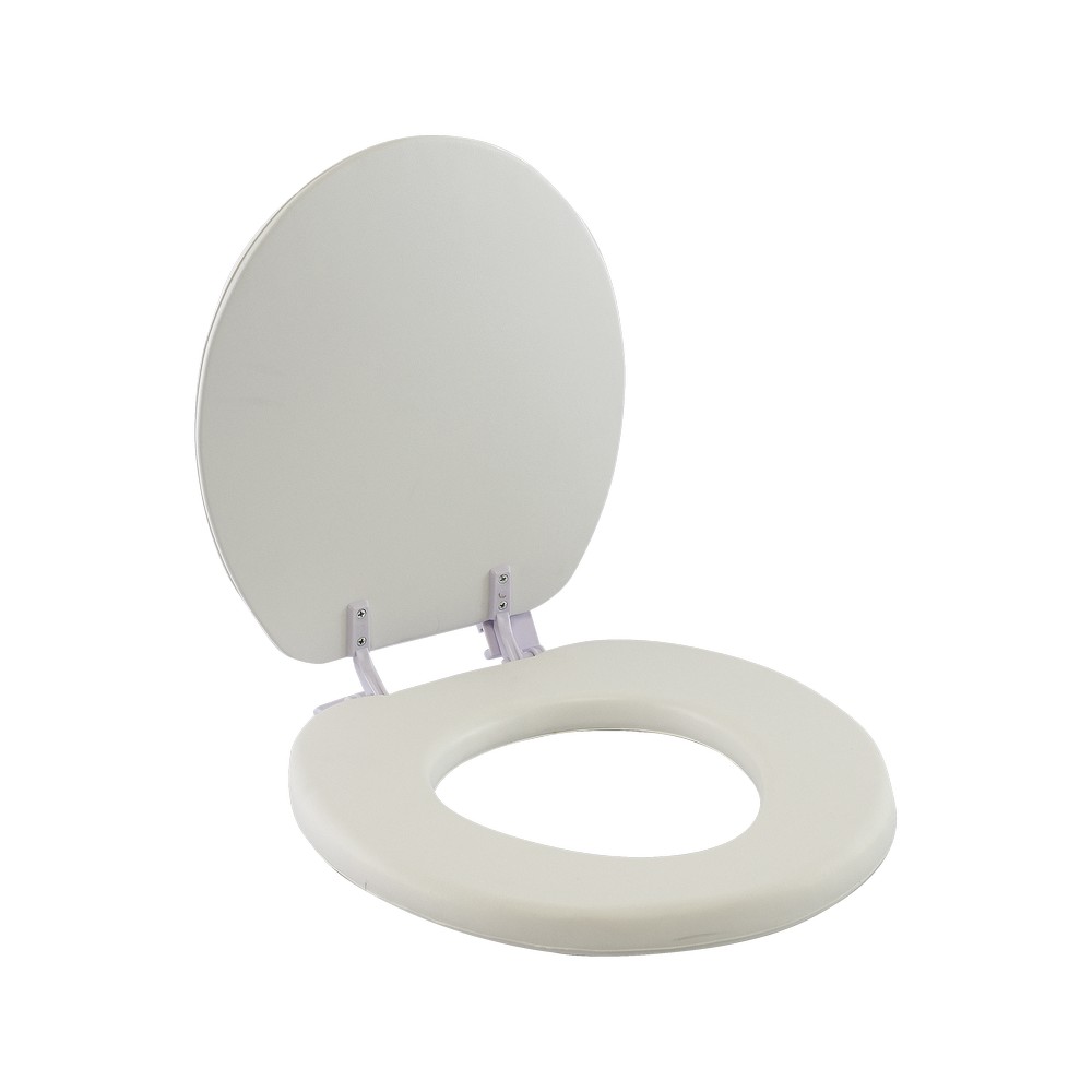 Asiento redondo para inodoro blanco