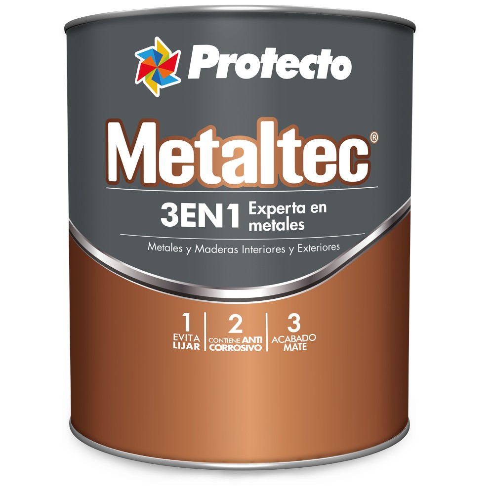 Metaltec 3 en 1 gris plata protecto t84-1/4 3228