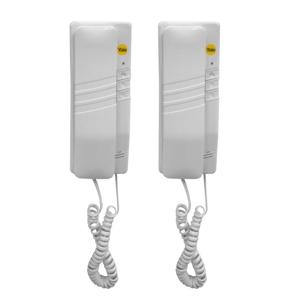 2 unids teléfono intercomunicador con cable AC DC Intercomunicador  bidireccional portero teléfono de intervención de la habitación del hogar  Teléfono