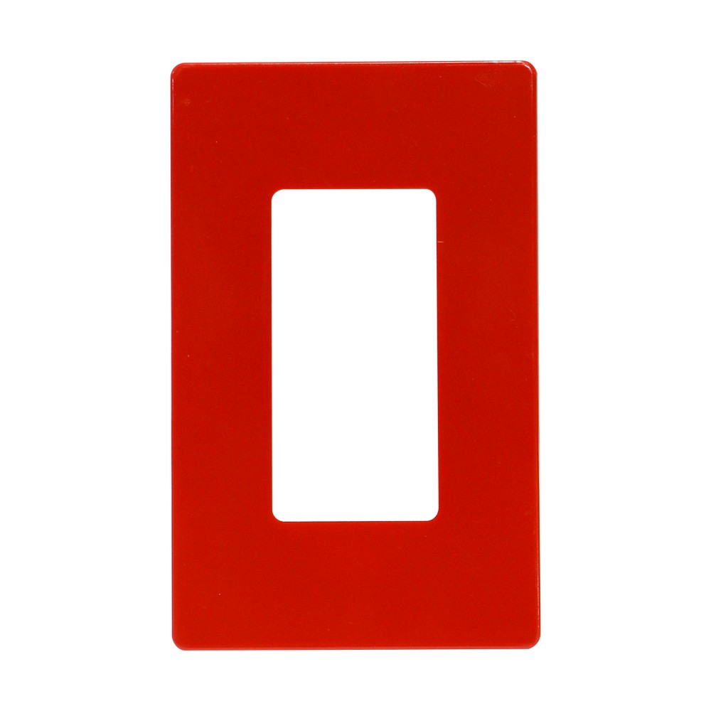 Placa sencilla roja para toma gh aguila ul2151rdst